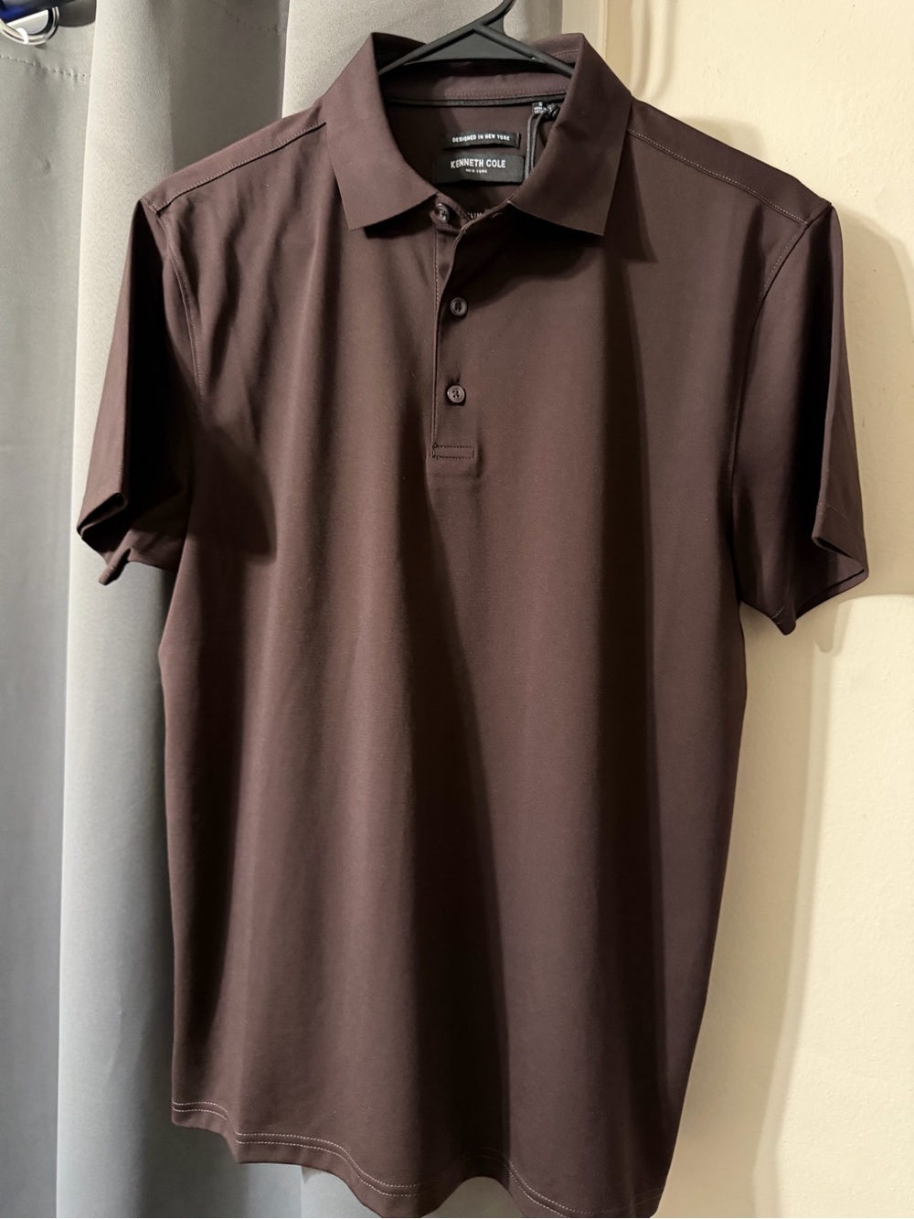 Kenneth Cole Men's Plum Polo Shirt